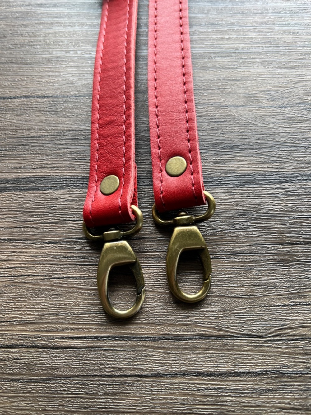 Portland Leather Goods Ruby Crossbody Strap with Handmade Charm! - Picture 4 of 11